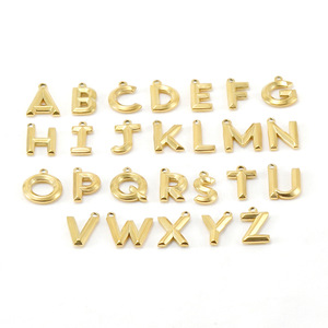 Zogxin Letter Necklace Stainless Steel 18K Gold Plated Clavicle Chain Pendant Jewelry European Style Women's Fashion Accessory - Product Image 4