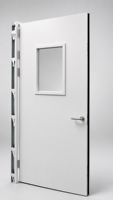 Puertas Comerciales de Acero Contra Incendios con Certificación CE de Fábrica AORUISI, Duraderas y Resistentes, Diseño Moderno