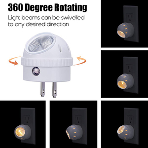 360 Degree Rotary Led <strong>Night</strong> <strong>Light</strong> <strong>Plug</strong> in With Auto Photo Sensor - Product Image 3