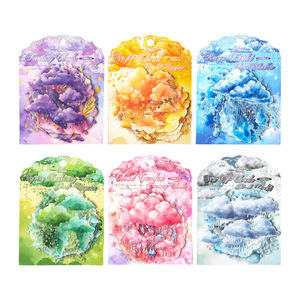 20 Fogli/Confezione Adesivi PET <span class=keywords><strong>Nuvole</strong></span> Sognanti, Adesivi per Planner, Adesivi per Bambini, Materiali per Planner Impermeabili - Product Image 5