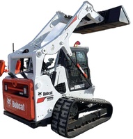 Chargeuse compacte sur pneus d'occasion Bobcat S160, faible nombre d'heures de fonctionnement, moteur Kubota, idéale pour les travaux en espace restreint