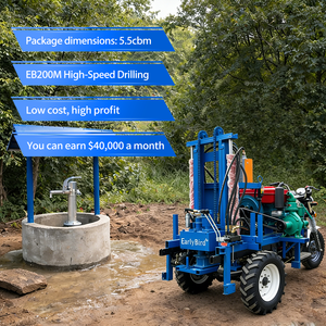 Équipement de forage de puits d'eau portable entièrement hydraulique certifié CE, remorquable par <span class=keywords><strong>moto</strong></span>, <span class=keywords><strong>prix</strong></span> usine - Product Image 6