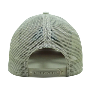 Casquette de créateur avec 6 panneaux personnalisés et broderie 3D personnalisée à 6 panneaux Casquette de camionneur en maille à bord incurvé brodé 3D à la mode - Product Image 4