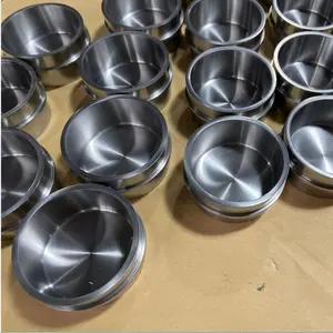 pure wolfram tungsten crucible W pot tungsten container tungsten crucible for sale