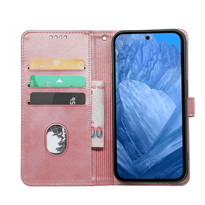 Étuis de téléphone en cuir pour <span class=keywords><strong>Google</strong></span> Pixel 6 7 8 9 Pro XL 7A 8A Étui portefeuille à rabat avec emplacements pour cartes - Product Image 2
