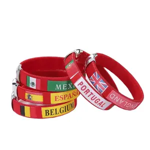 Trending Products 2024 New Arrivals Mexican Afghanistan Spain Canada Yemen Morocco Somalia Sweden Charm Country Flag Bracelets