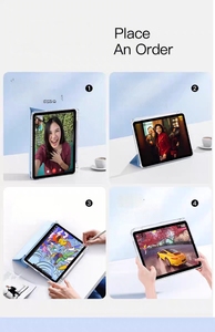 Étui antichoc pour tablette avec porte-crayon-pour <span class=keywords><strong>iPad</strong></span> 10th (<span class=keywords><strong>2022</strong></span>) <span class=keywords><strong>et</strong></span> <span class=keywords><strong>iPad</strong></span> <span class=keywords><strong>Air</strong></span> 11 Slim Soft Silicone avec modèle de support en forme de Y - Product Image 4