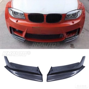 คาร์บอนไฟเบอร์แท้ สำหรับ BMW 1M E82 E88 ปี 2007-2012 ชุดแต่งกันชนหน้า สปอยเลอร์ ดิฟฟิวเซอร์  ขอบกันชน  อะไหล่ตกแต่ง - Product Image 2