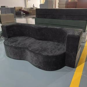 Luxury Backrest Orange Fabric Bed for Living Room Hotel Dual-use Furniture Sets Can Be Compressed - Product Image 4