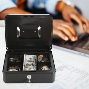 Multi-Size High Quality Money Safe <b>Box</b> with Security <b>Lock</b> Durable Double Storage <b>Box</b> - Product Image 5