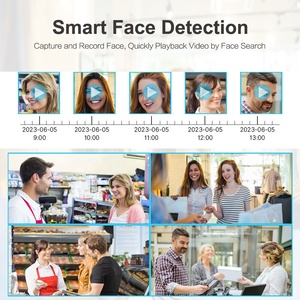 Enregistreur vidéo réseau CCTV 12MP NVR avec détection faciale par IA, visualisation sur téléphone, VMS <span class=keywords><strong>gratuit</strong></span>, détection de mouvement, configuration facile, H.265 CCTV NVR 36 canaux - Product Image 5