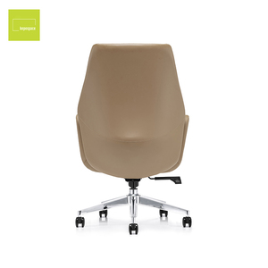 Silla de Oficina Ejecutiva Ergonómica Giratoria de Cuero PU para Visitantes, Muebles de Oficina Rojos para Gerentes - Product Image 3