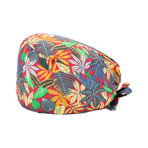 Cappello da Lavoro Regolabile con Fascia Elastica e Laccetti Posteriori, Berretto Chirurgico Natalizio alla Moda per Ospedale - Product Image 6