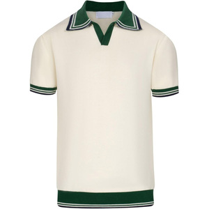 Camiseta Polo de Punto Sólido para Hombre, Estilo Casual y Elegante para el Verano, Uso Diario - Product Image 1