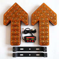 Feu de signalisation LED pour camion, clignotant directionnel, lampe à flèche jaune télécommandée, alimentation secteur haute intensité