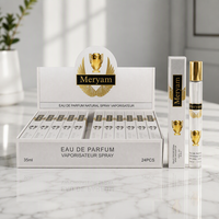Parfum en spray 35 ml pour couples, tube en verre gris platine, présentoir, voyage à la plage, lune de miel, parfum longue durée