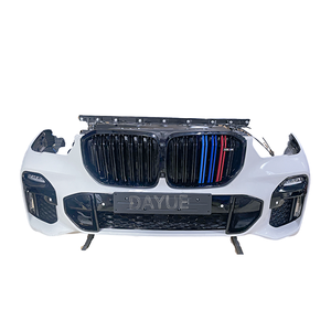 Para <span class=keywords><strong>BMW</strong></span> <span class=keywords><strong>X5</strong></span> G05 versión de EE. UU. Kit de parachoques delantero de coche, parachoques con envolvente de ventilador electrónico de radiador, utilizado para 2018-2022 <span class=keywords><strong>X5</strong></span> - Product Image 1