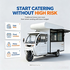 Carrito <span class=keywords><strong>de</strong></span> Comida Móvil en Oferta con Equipamiento <span class=keywords><strong>de</strong></span> Cocina Completo y Estructura Plegable para Fácil Transporte y <span class=keywords><strong>Venta</strong></span> <span class=keywords><strong>de</strong></span> Alimentos - Product Image 3