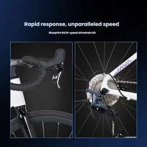 Vélo de route haute performance avec groupe RX 24 vitesses et freins à disque hydrauliques pour hommes et femmes - Product Image 4