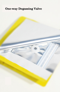 Bolsa Plana Morada con Cierre de Cremallera, Bolsas de Plástico para Café con Cordón Portátil para 125g 250g 500g de Granos de Café - Product Image 4