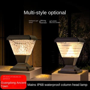 Encuentre un icono similar Decoración de alto brillo IP65 Lámpara de pilar de césped a prueba de agua Patio Luz de jardín solar LED eléctrica al aire libre - Product Image 5