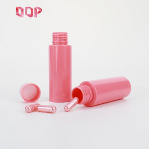 Flacon en plastique PET rose de 50 ml de qualité alimentaire pour capsules de suppléments et pilules de vitamines, personnalisable en couleur et finition - Product Image 3