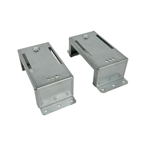 Open <strong>Shelving</strong> with Hardware Included 7.5 Inch Metal <strong>Black</strong> Wall Floating Shelf <strong>Brackets</strong> - Product Image 4