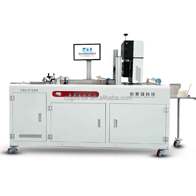 Mesin cetak Digital untuk wadah kemasan kertas kraft kotak takeout eco printer otomatis pengumpan vakum