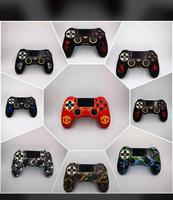 Housse de protection antidérapante en silicone P4 pour contrôleur Sony Playstation 4 Housse en silicone fournie en usine