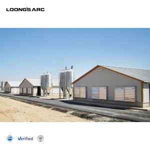 Edificio de estructura de acero prefabricado de diseño moderno de alta calidad, casa de pollo muy elogiada y edificio de aves de corral - Product Image 1