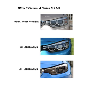 Phare avant laser style Ikon CCTC <span class=keywords><strong>BMX</strong></span> <span class=keywords><strong>M3</strong></span> M4 F80 F82 F32, feux avant LED 24V, feux de jour DRL, clignotants, accessoires Plug & Play, couleur 6500K, neuf - Product Image 6