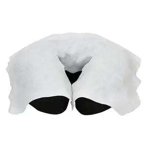Einweg-Massagetischdecken Kopfstützen-Bedeckung Gesichtskissenbezug Kissenbezug Massage Gesicht Wiege TischKopfstütze-Bedeckungen