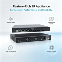 Firewall Gateway de Grado Operador 1U H770 FCLGA1700 con 6*I226V LAN, 4*X710 10G SFP Bypass, DDR5 128G para IDC, Linux, CentOS, FreeBSD