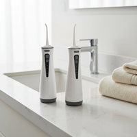 Irrigateur buccal intelligent portable de haute qualité rechargeable par USB avec étanchéité IPX7 pour le nettoyage des dents à domicile et à l'hôtel