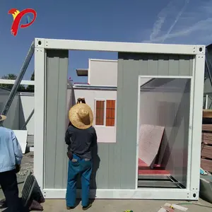 3 침실 빠른 설치 50 평방 미터 조립식 접이식 주택 주택 저비용 야외, 주택 조립식 주택 리뷰