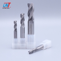 UNT-Fraises en carbure de tungstène, fraises en aluminium, 3 cannelures, outils de coupe