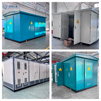 Poste de transformateur préfabriqué série YBW 50-2500 kVA avec bornes personnalisées pour parcs logistiques et petites et moyennes usines