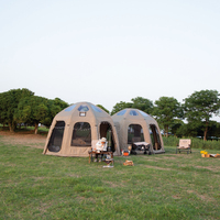 Tente gonflable imperméable de dôme de tente d'air d'Oxford pour le camping extérieur automatique pour 2 personnes