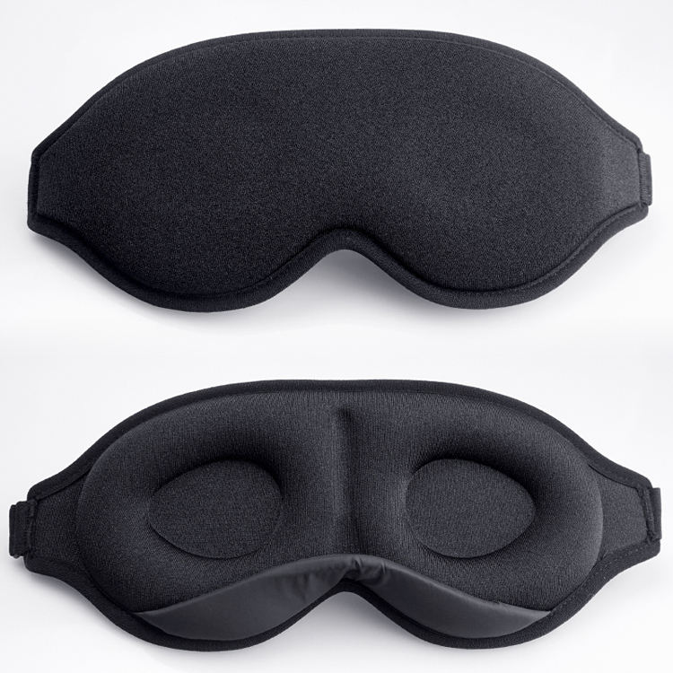 Private Label Sleeping Mask Custom Logo Printed High Quality Luxury Blindfold Yoga Travel Eye Care Covers 3d Memory Foam Sleepin 