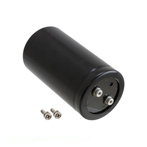 Distribuidor Autorizado 350LSG6800MNB77X141 Condensador de Aluminio 6800uF 20% 350V Montaje en Chasis 6800 uF - Product Image 1