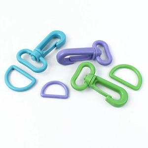 Hebillas Deepeel BF429+BF922 de 25 mm para Manualidades, Accesorios de Costura para Equipaje, Llavero, Correa de Bolsa, Anillo en D Ajustable de Plástico, Hebillas de Gancho de Langosta - Product Image 4