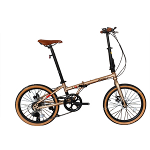 折りたたみ自転車 20 インチ 7 スピード 大人用折りたたみ自転車 両面折りたたみペダル 軽量折りたたみ自転車 - Product Image 4