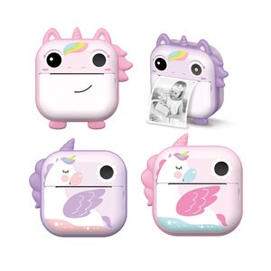 Juguete de tendencia superior 2024 cámara digital para niños cámara de dinosaurio de impresión instantánea cmara instantánea para nios - Product Image 2