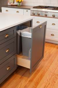 ตู้ไม้เฟอร์นิเจอร์ห้องครัวพร้อมเกาะสำหรับห้องนั่งเล่นทันสมัย - Product Image 5