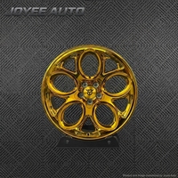 Jantes forgées à 5 branches plaquées or sur mesure, 17-24 pouces, 5x112 5x114.3 5x120 pour Mercedes W140 W220 BMW E39 E46