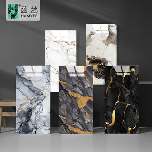 สติ๊กเกอร์ติดผนังลายหินอ่อน 3 มิติ วัสดุไวนิลโฟม PVC เงา สำหรับตกแต่งบ้าน แบบลอกติดเอง - Product Image 3