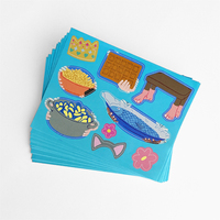 Pegatinas de Vinilo Brillante de PVC Autoadhesivas, Resistentes al Agua y al Aceite, con Diseños de Dibujos Animados, para Recuerdos de Fiestas Infantiles, Recompensas Escolares y Manualidades
