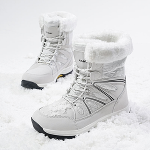 Plush Cotton Shoes Thickened Warm Anti-cold Cotton <b>Boots</b> New Snow <b>Boots</b> Waterproof Adult Ankle Bootie Winter outdoor shoes <b>men</b> - Product Image 4