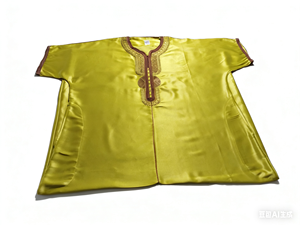 Robe ethnique africaine, thobe traditionnelle pour homme, longue broderie, dishdasha, coton et polyester mélangés, tissu brillant, <span class=keywords><strong>boubou</strong></span> <span class=keywords><strong>à</strong></span> <span class=keywords><strong>vendre</strong></span> - Product Image 4