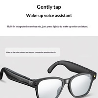 Nouvelles lunettes intelligentes L801 pour appels, assistant vocal, lecture de musique, caméra IA 8MP, contrôle tactile, batterie 270mAh